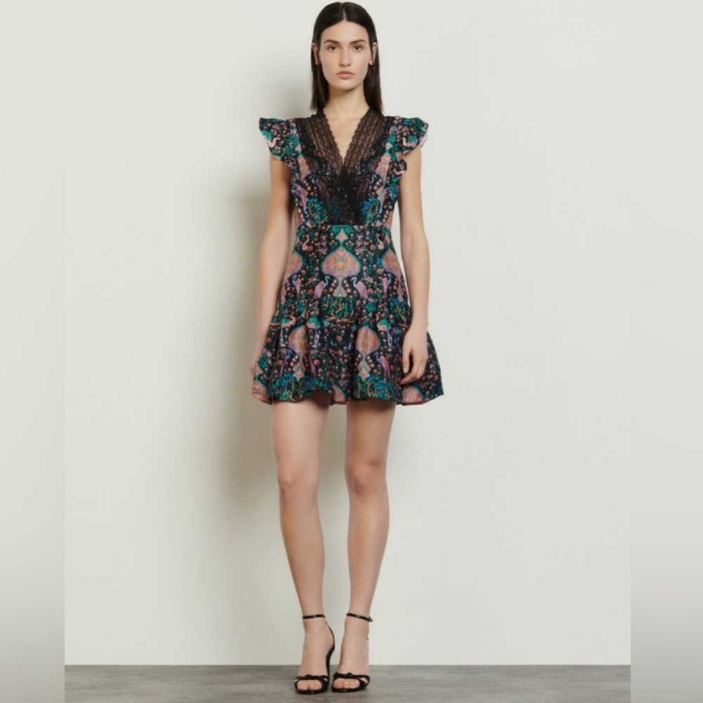 Sandro Iveane Multicolor Dress Size 34/US0
